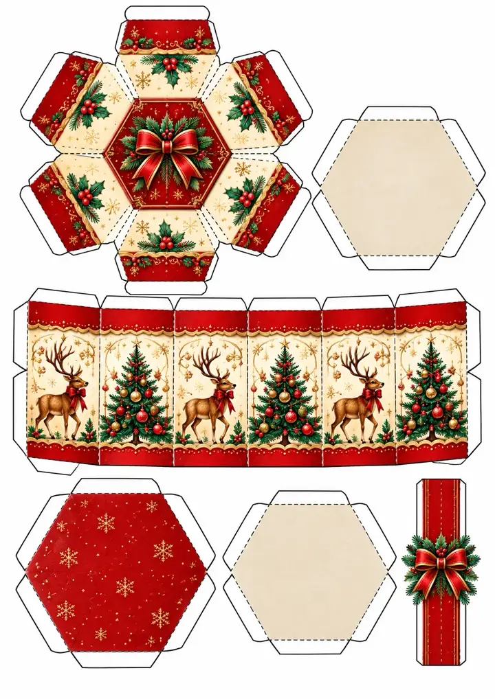 Caixas para kits natalinos